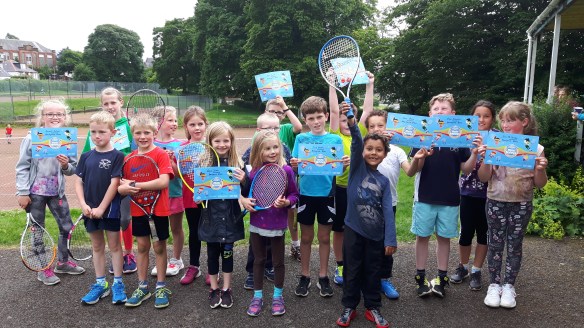 Beechgrove last year on Blaes mini tennis tournament